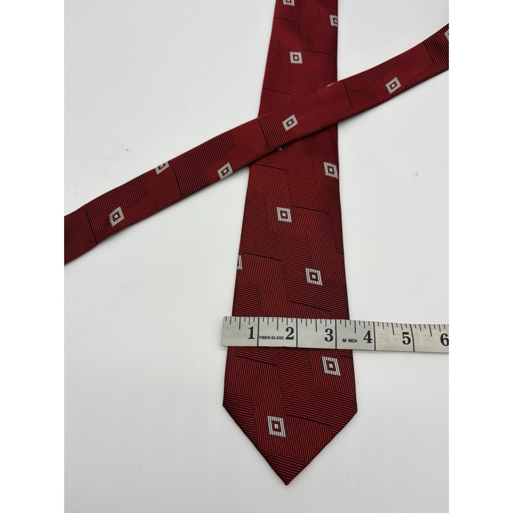 Vintage GIANNI VERSACE Gold Black Print Men Necktie 100% SILK Made In Italy - Picture 2 of 4